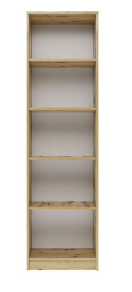 Regał R50 50cm na książki segregatory - Dąb Artisan
