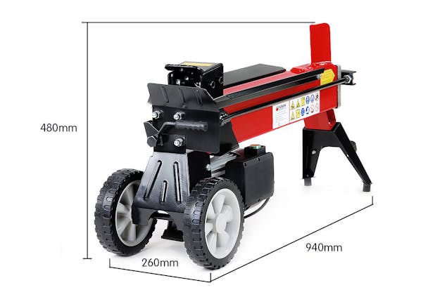 NNEDPE Yukon 240V Electric Log Splitter Wood Cutter - 8Ton