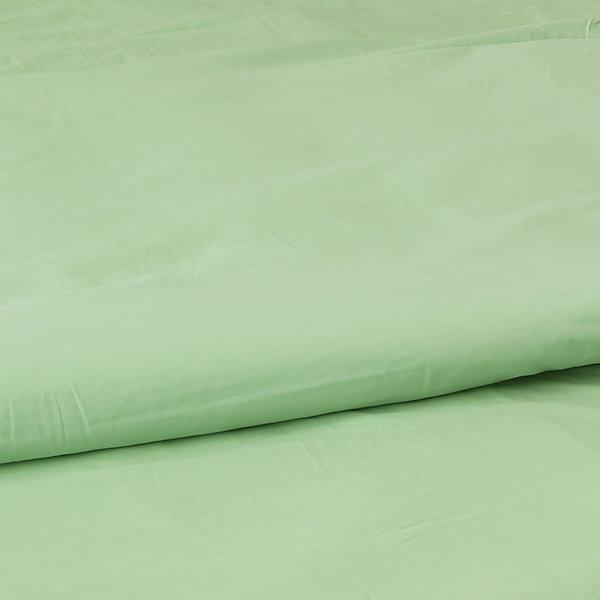 Housse de couette unie en coton Lavé (200x200 cm - Vert clair)