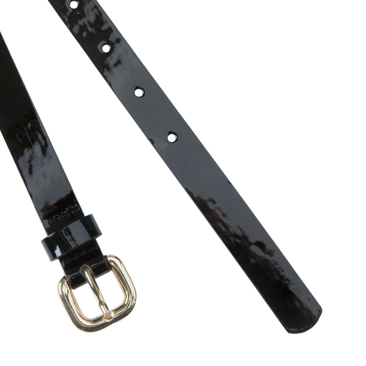Ceinture vernie double tour