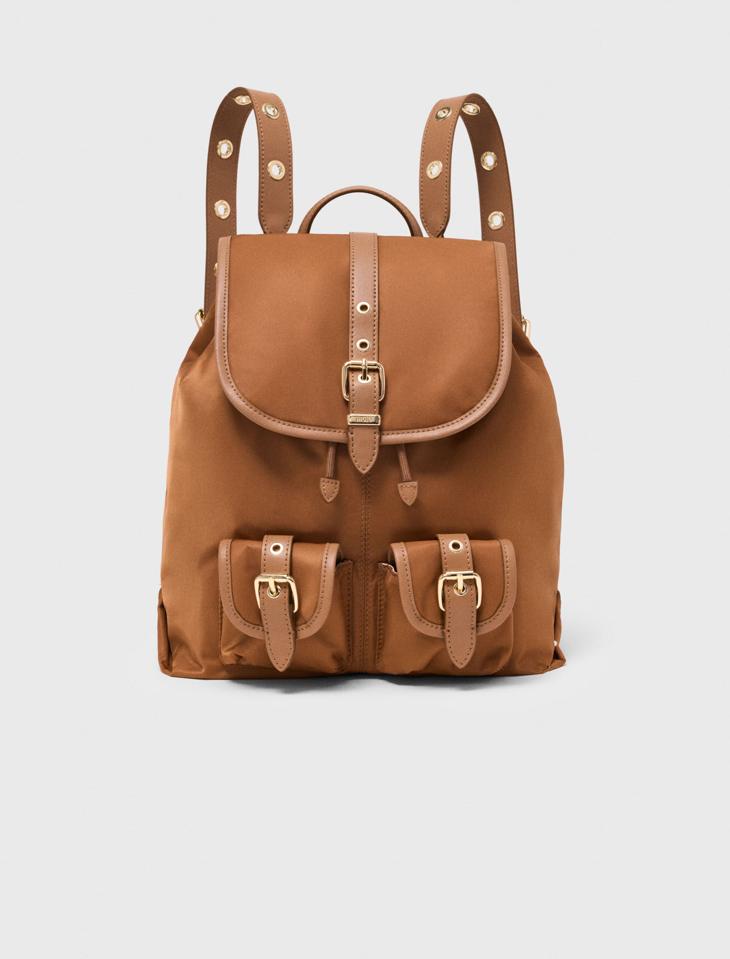 Sac à dos en cuir et nylon