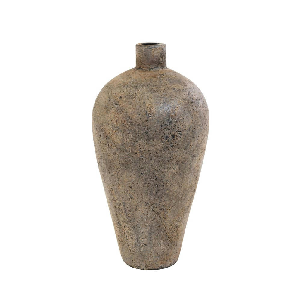 CORVO - Vase en terre cuite 60x32cm brun