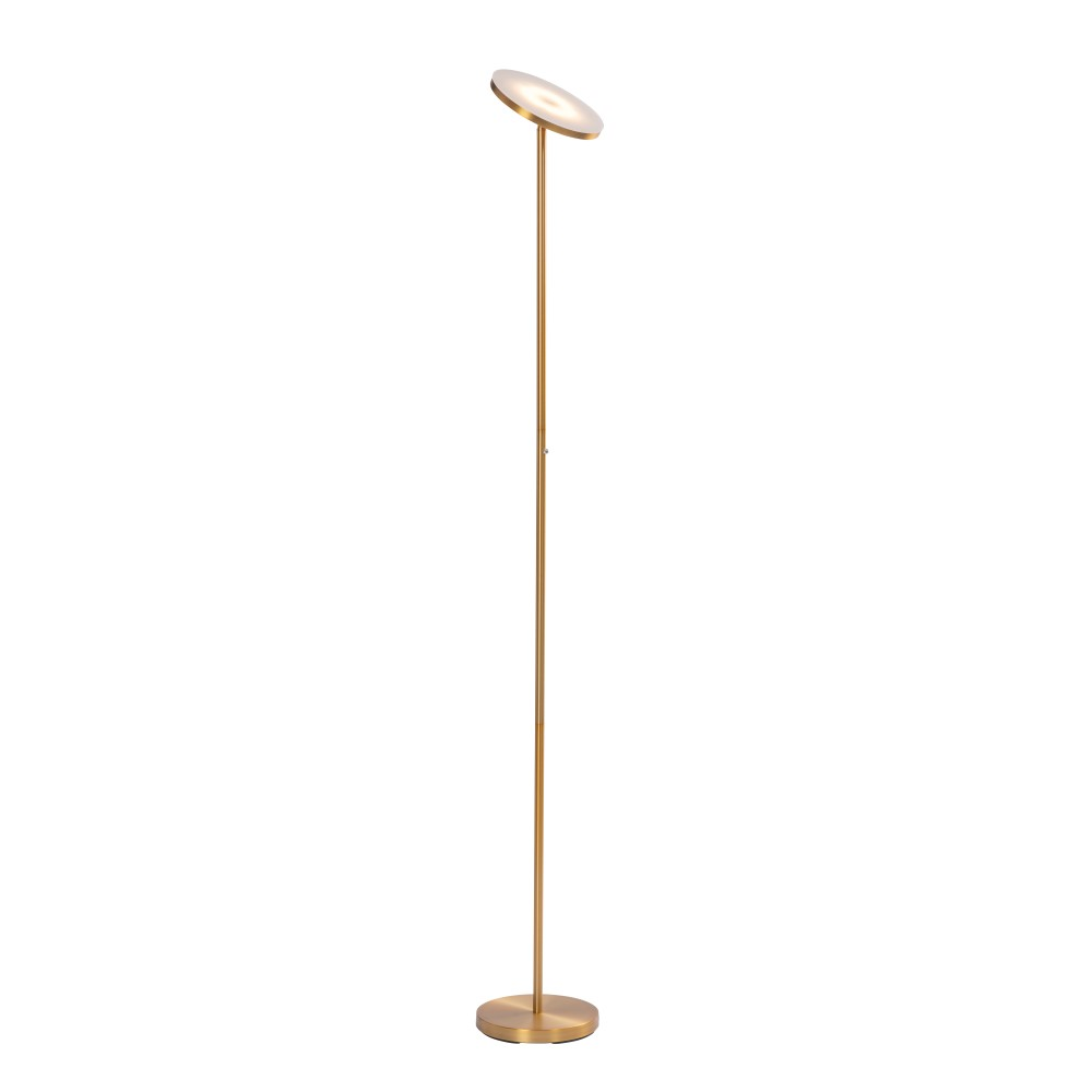 Artdelight vloerlamp Novara - 1 lichts - 24 x 180  cm - brons