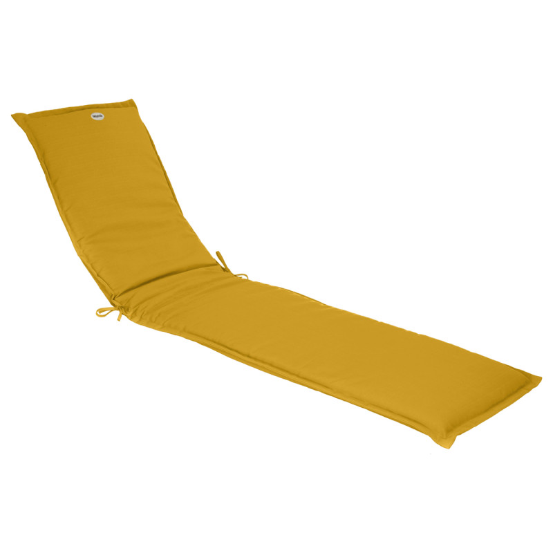 Coussin pour lit de soleil Koraï moutarde 190 x 60 cm