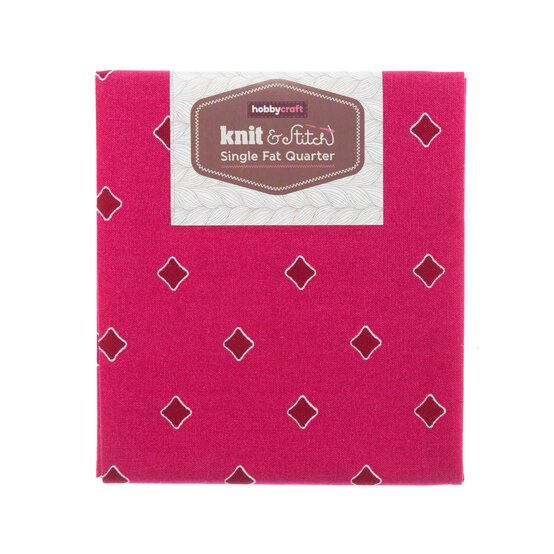 Pink Diamond Single Cotton Fat Quarter