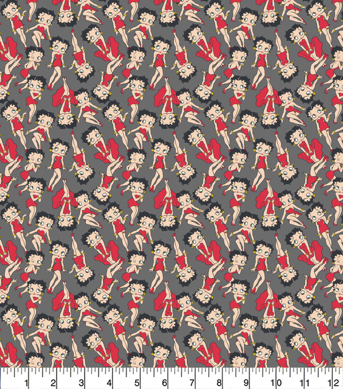 Betty Boop Strike A Pose Cotton Fabric