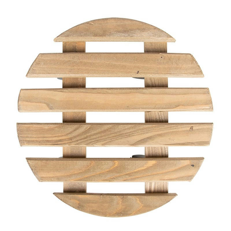 - Support plantes à roulettes Rond 29 cm