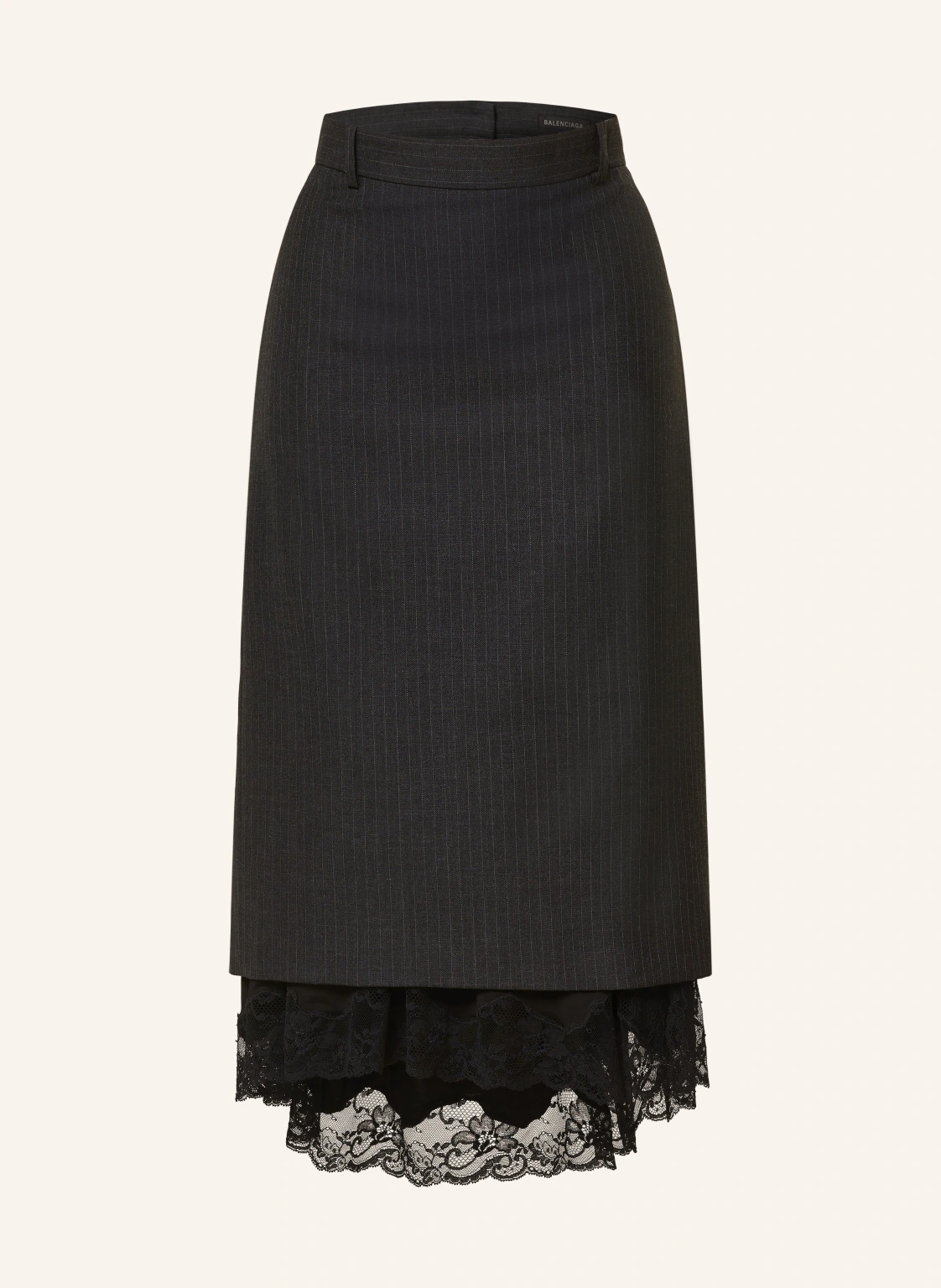 BALENCIAGA Rock mit Spitze