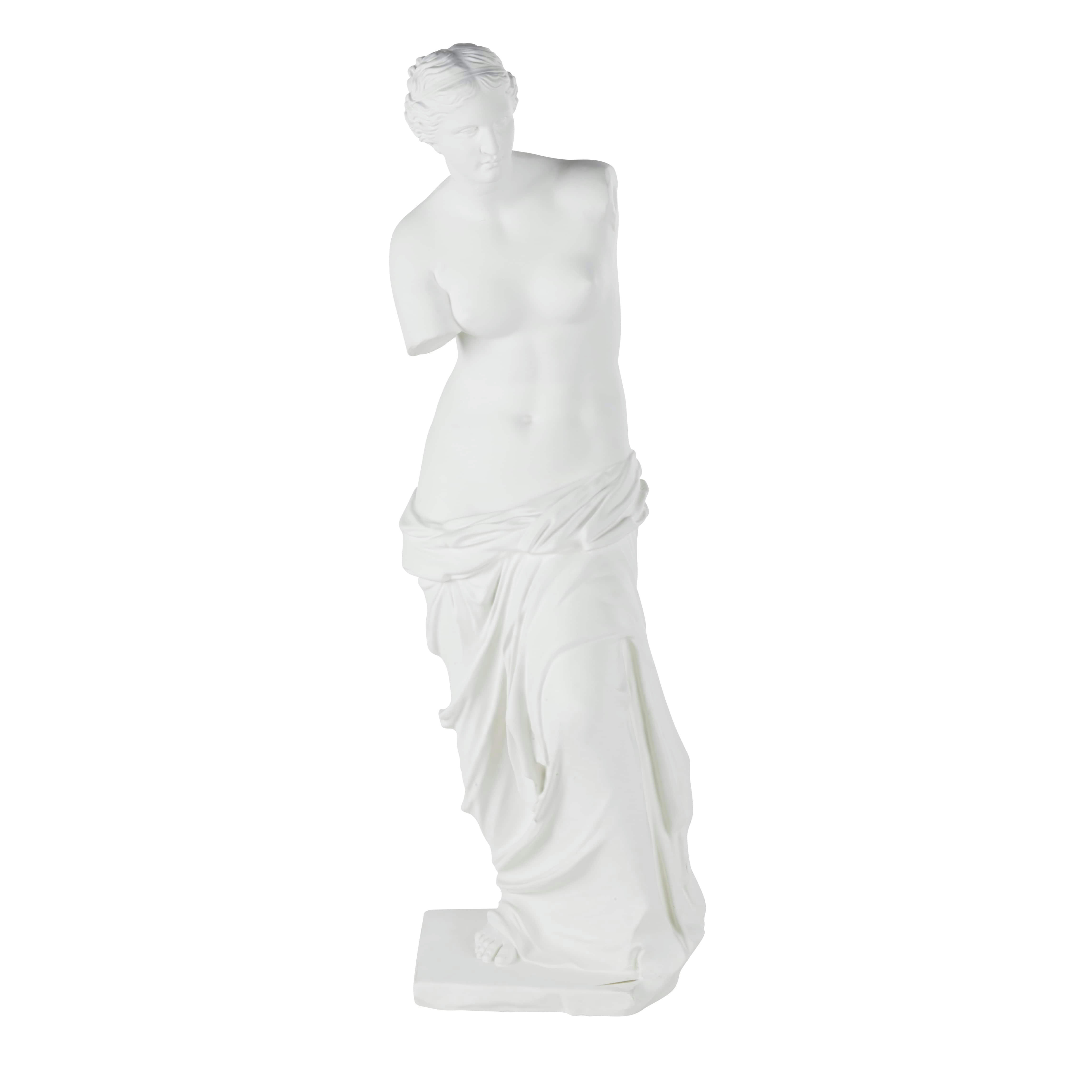 PAULINE - Statue déesse blanche H125