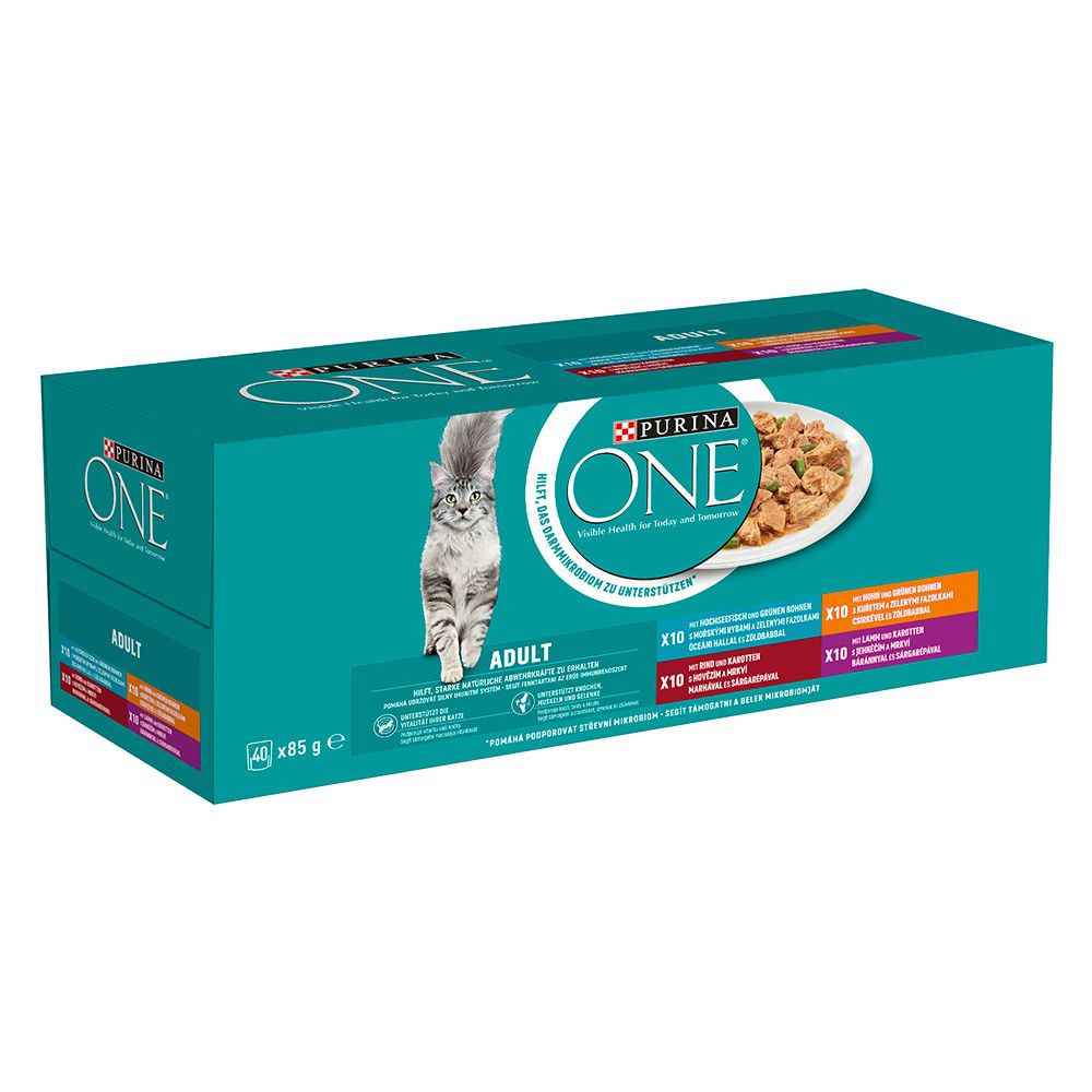 PURINA ONE Adult Mixed Pack 40 x 85g