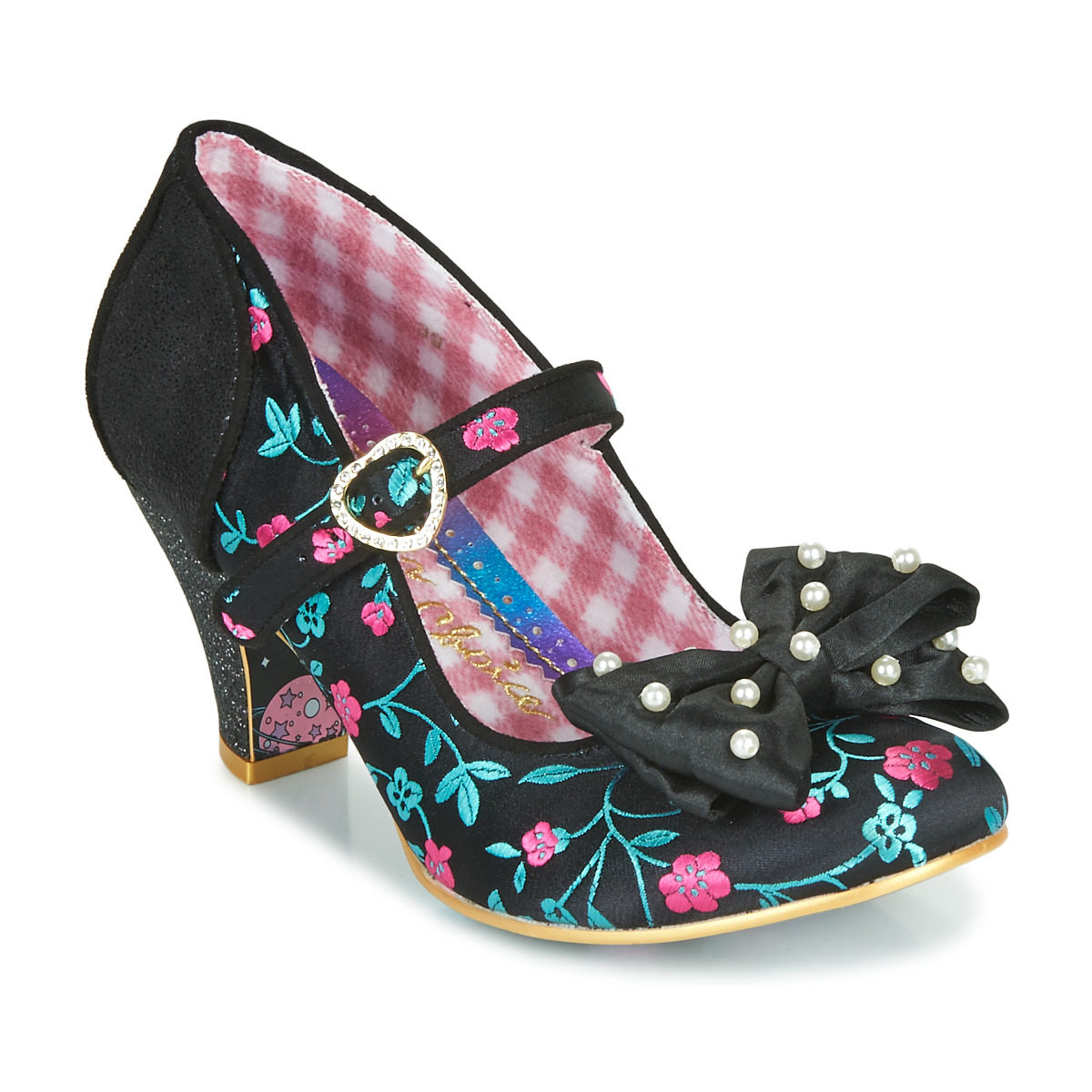 Irregular Choice - Snow Drop -  black / Fabric