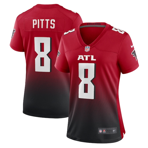Kyle Pitts Atlanta Falcons Nike Women's Alternate Game Jersey - Red/Black