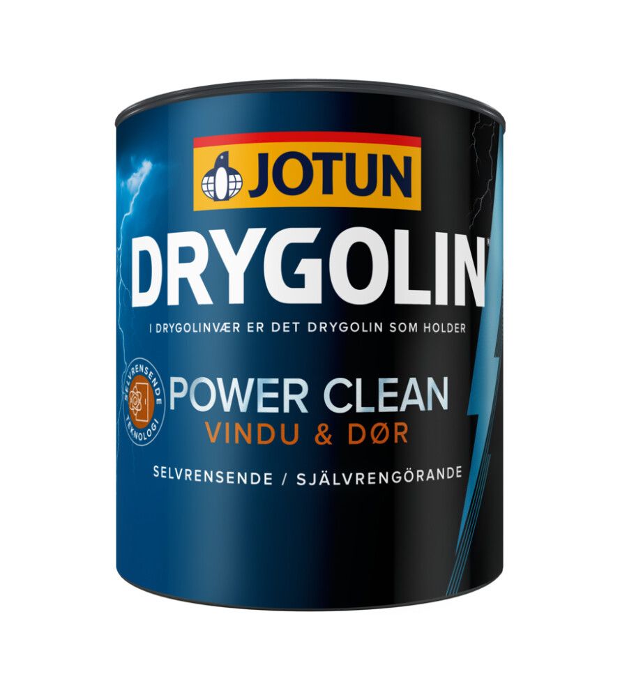 MALING JOTUN DRYGOLIN POWER CLEAN HVIT BASE 0.68L