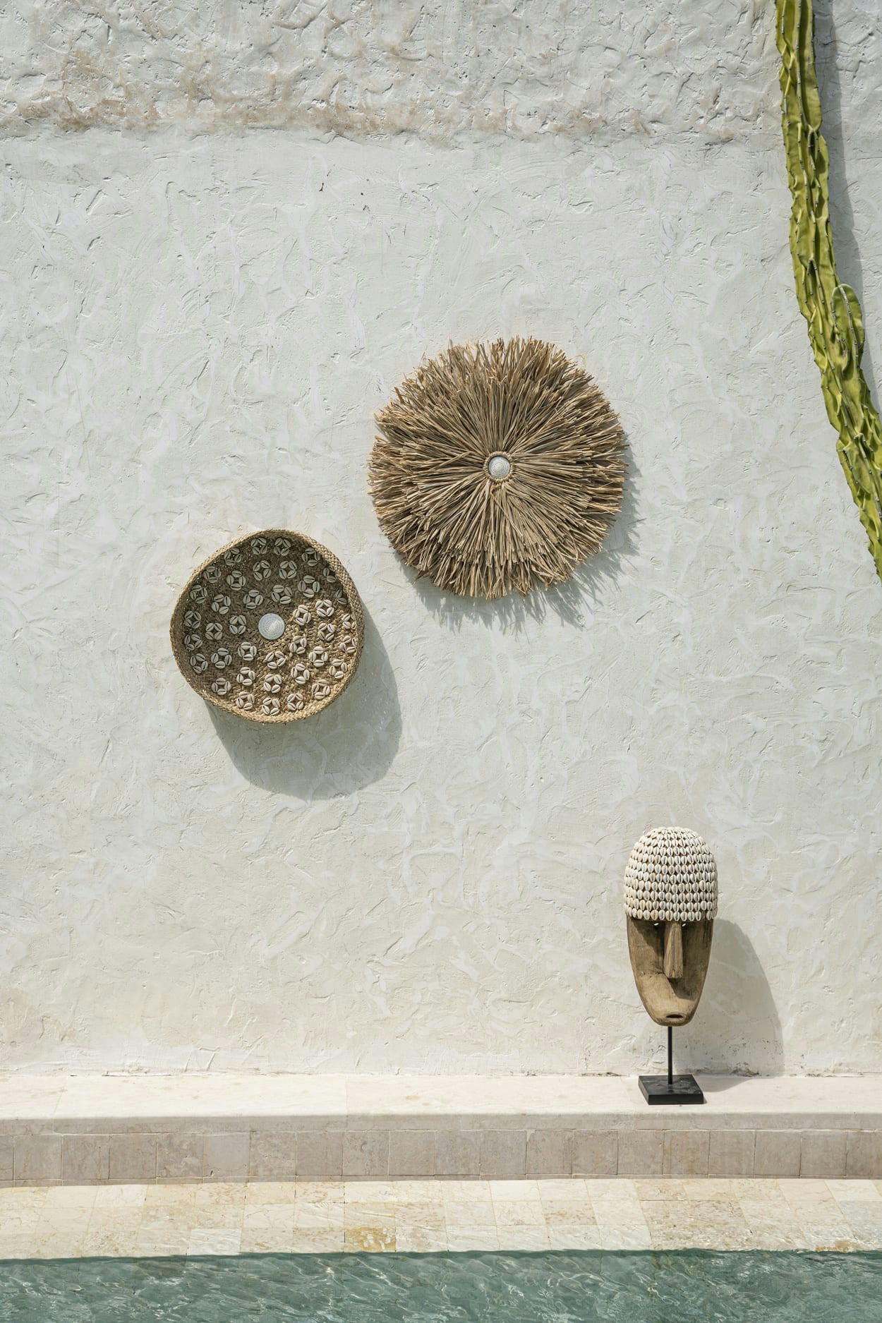 JUJU - Décoration murale en raphia naturel