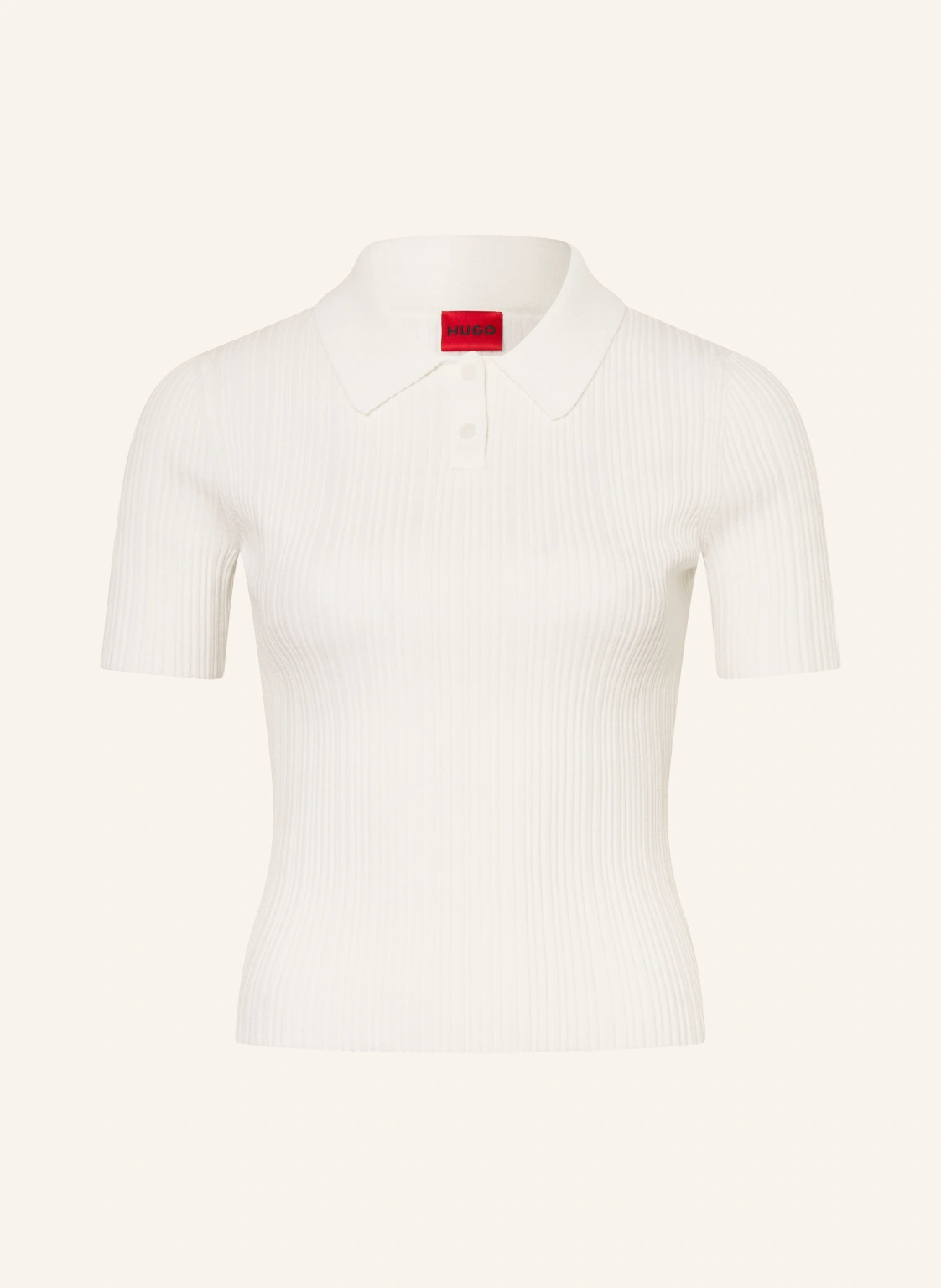 HUGO Strick-Poloshirt SAREPLETTE