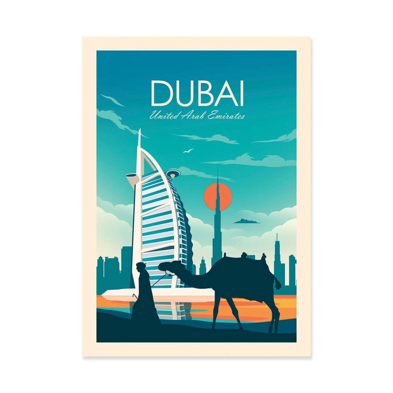 STUDIO INCEPTION - DUBAI - STUDIO INCEPTION - Affiche d'art 30 x 40 cm