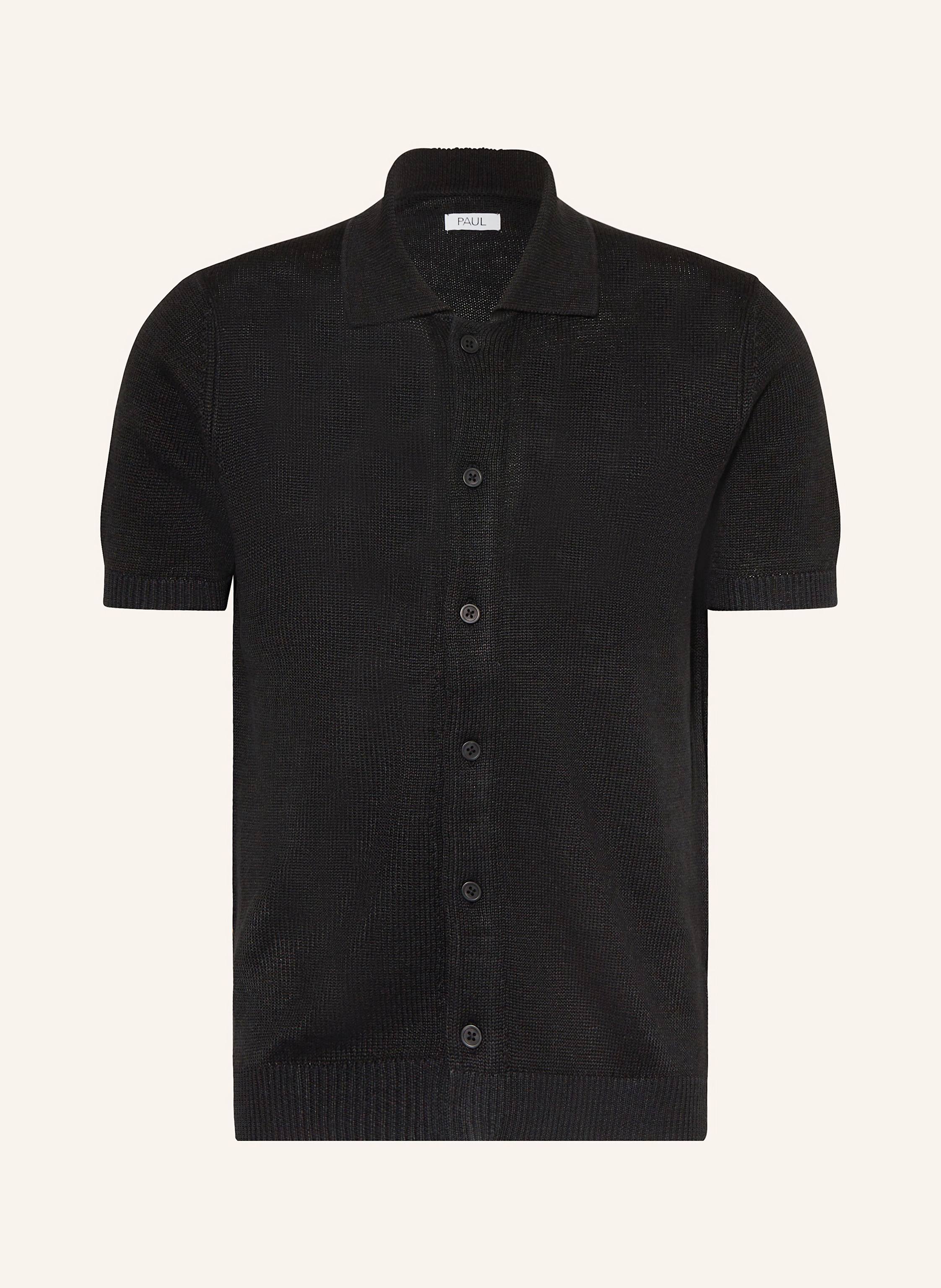 PAUL Strickhemd Comfort Fit aus Leinen