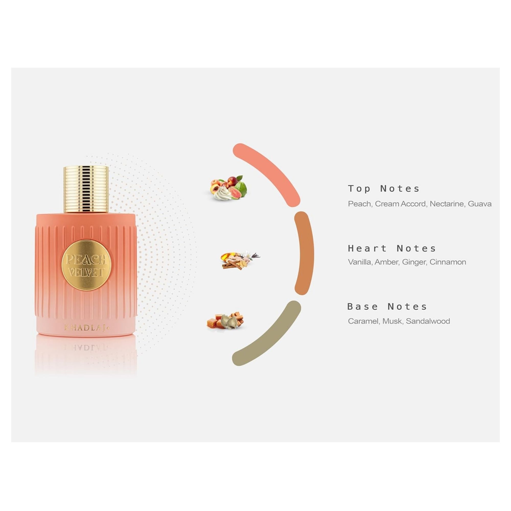 Khadlaj Perfumes Peach Velvet 100ml Extrait de Parfum fragrance for Women