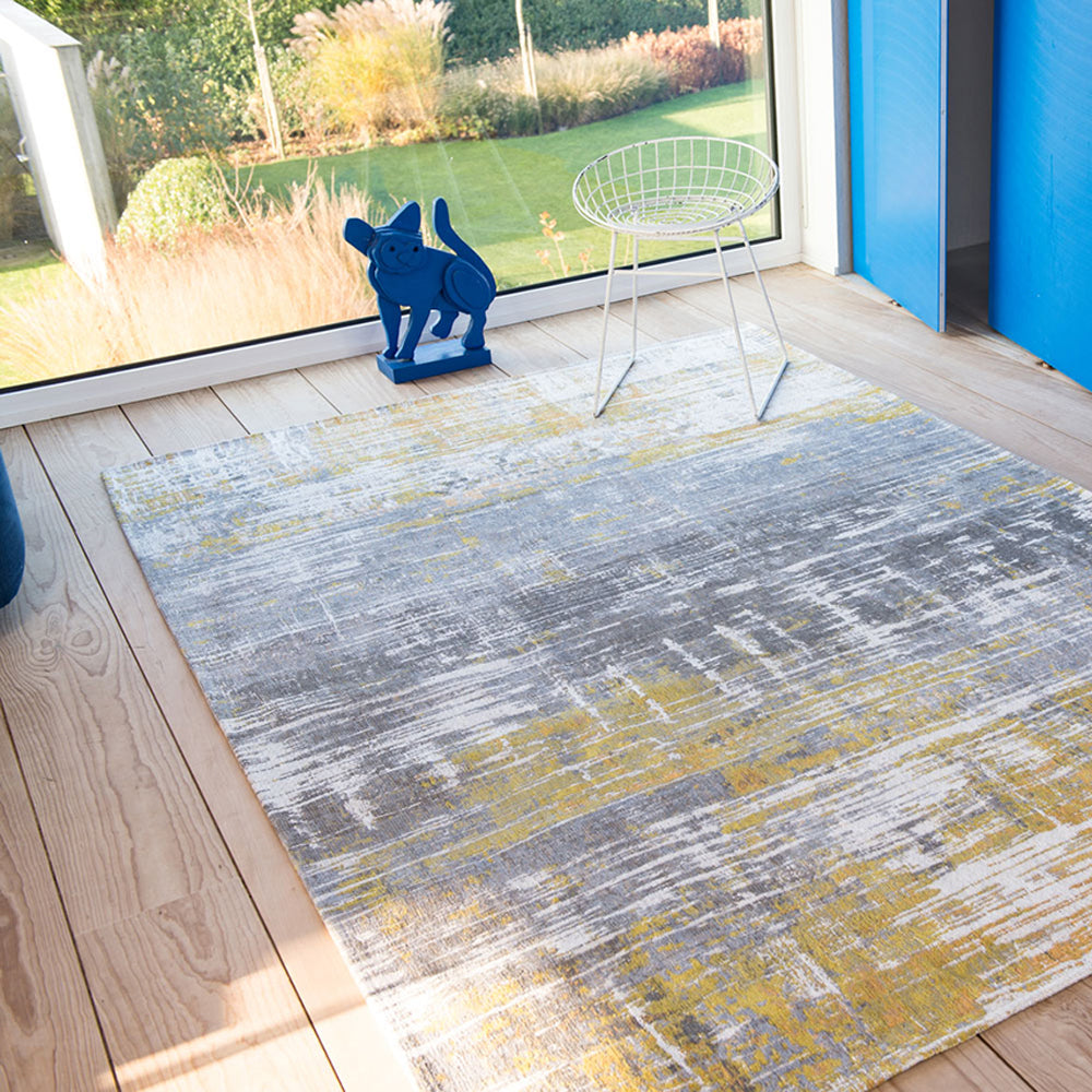 Louis de Poortere Streaks Vloerkleed 80 x 150 cm - Sea Bright Sunny