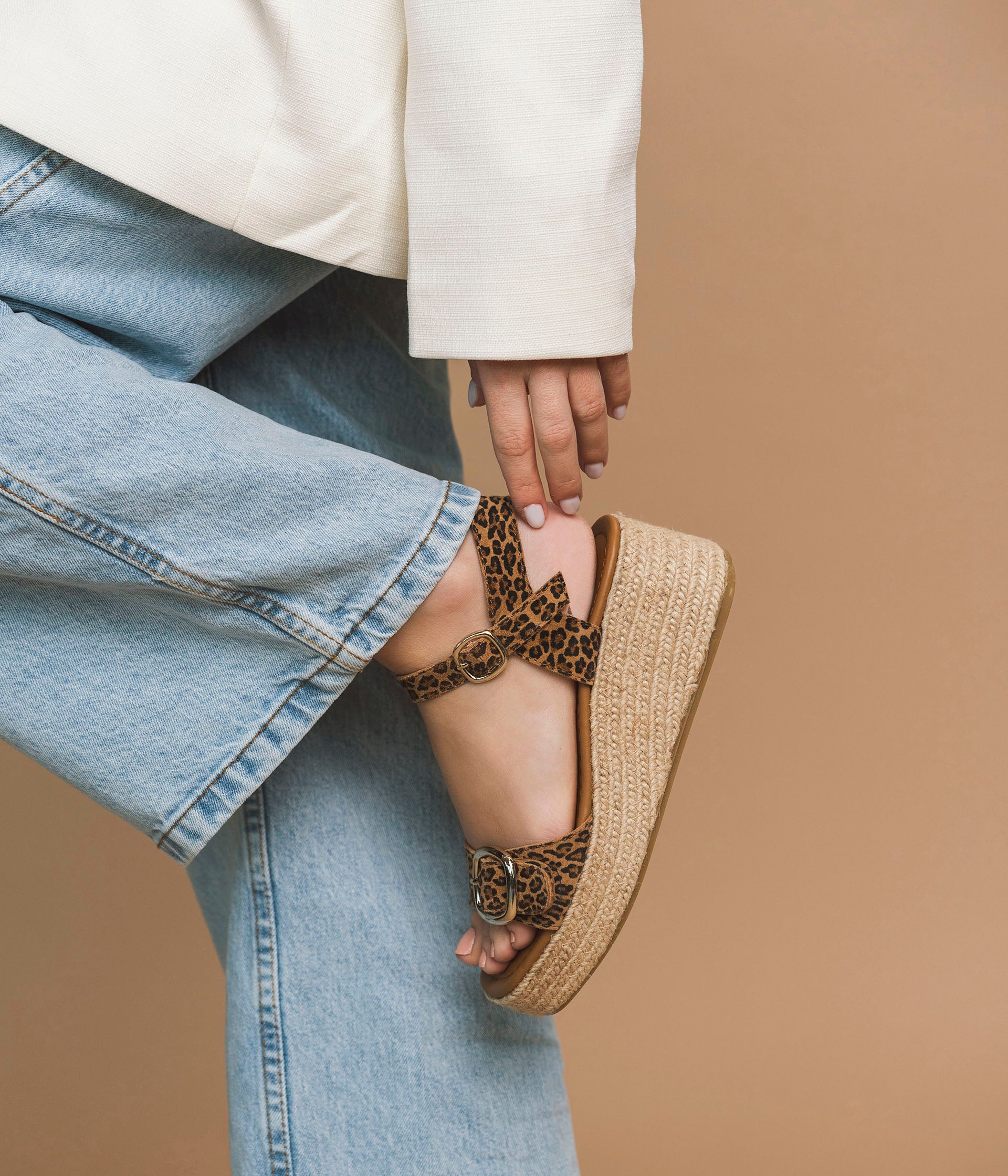 Sandale Horani leopard