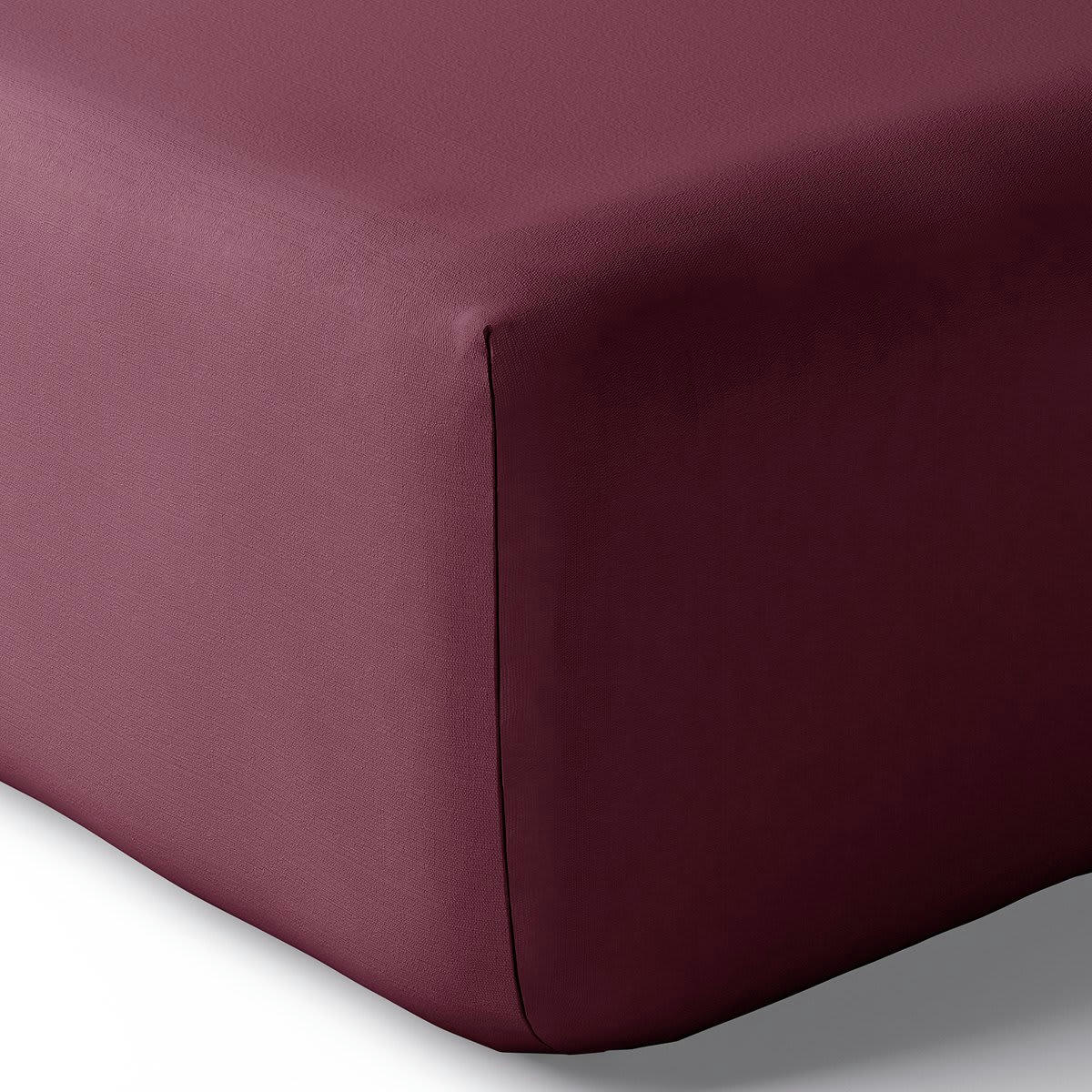 VEXIN - Drap housse coton rose des sables 90x200 cm