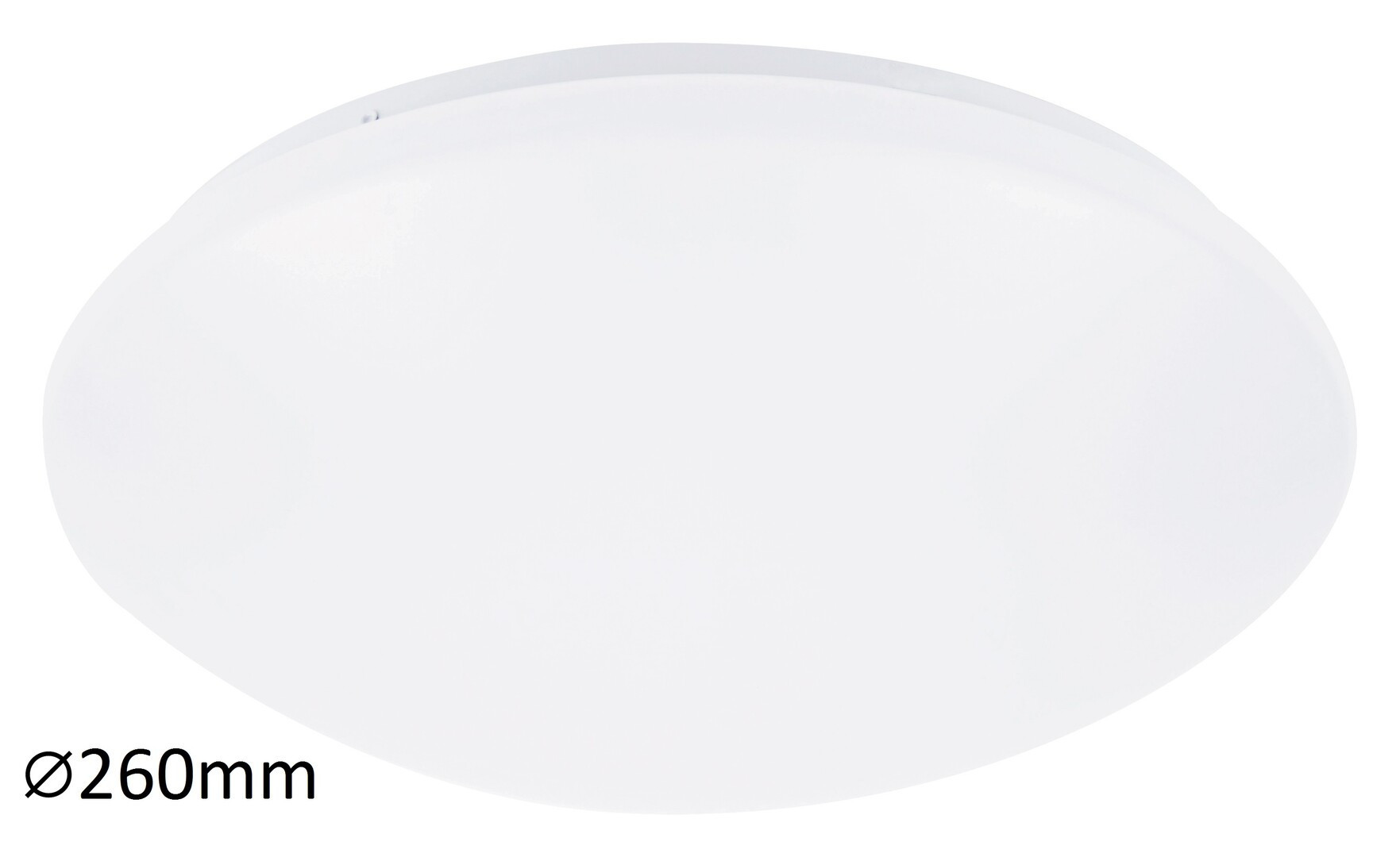 Plafon Lucasokrągły biały LED 1x12W 26cm 900lm IP20 Rabalux
