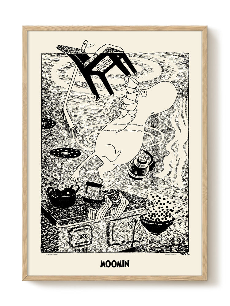 Moomin - Dreaming - PSTR studio Kunst Poster