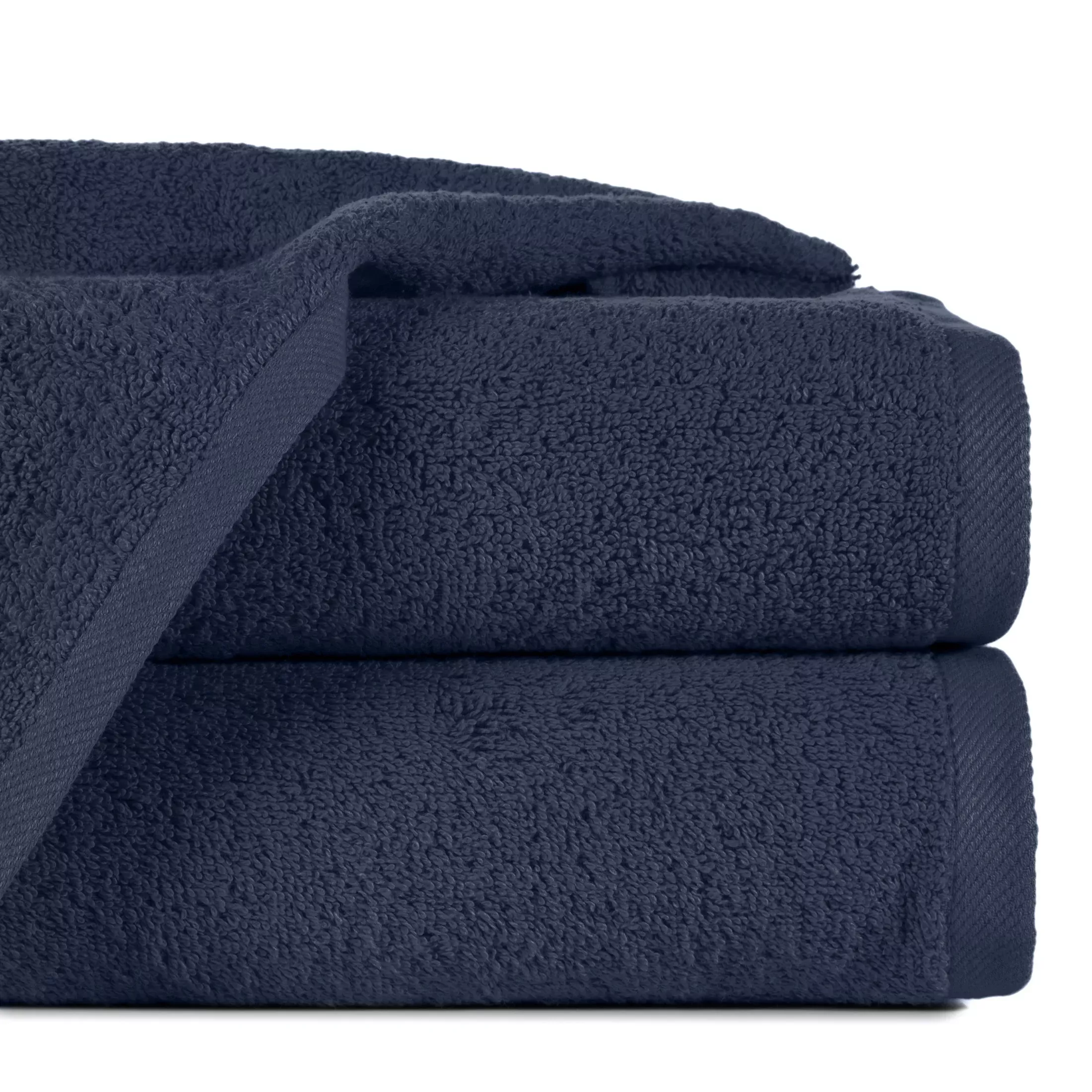 Ręcznik kąpielowy 50x90 cm bawełniany kolor granatowy 500 g/m2 GŁADKI 2