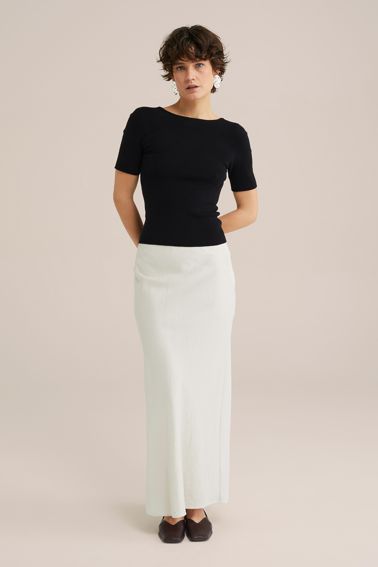 Dames top van viscosemix