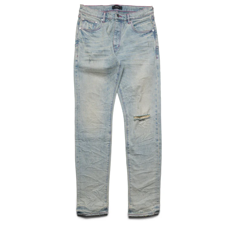 Purple Brand Low Rise Skinny Leg Granita Jean - Light Indigo