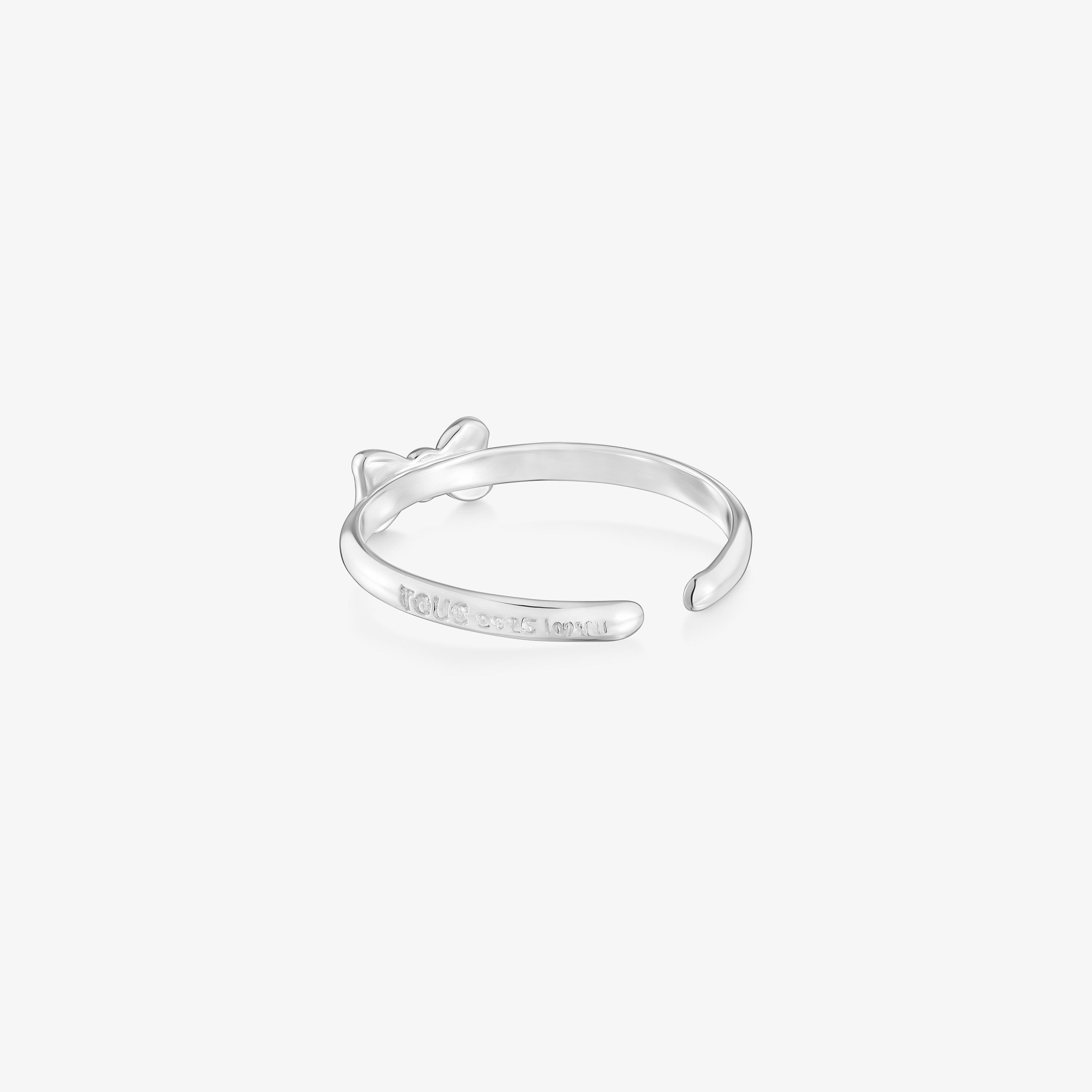 Claws ring de plata motivo lazo TOUS Ribbon