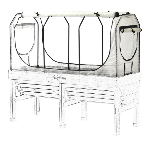 Gewächshaus-Aufsatz »VegTrug«, für Klassik, BxHxT: 179 x 71,5 x 90 cm, transparent
