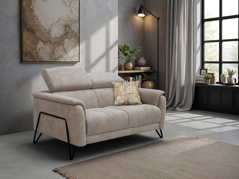 Sofa 2 osobowaRODEN, beżowa