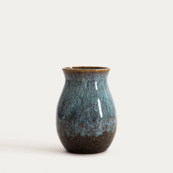 Wazon CASPER ceramiczny granatowy 13,5x13,5x18 cm HOMLA