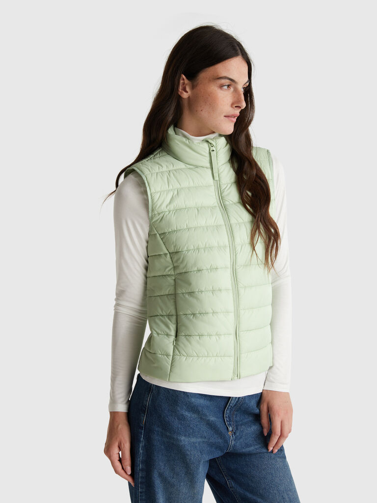 Slim fit padded vest