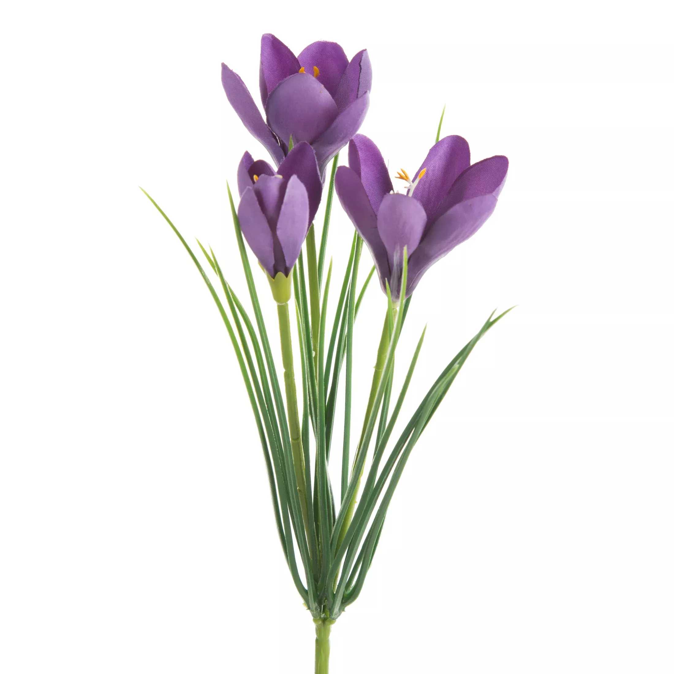 Kwiat sztuczny krokus fioletowy 30 cm
