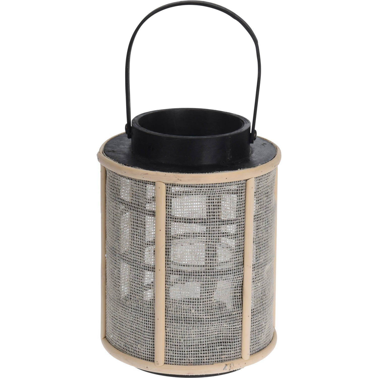 Lampion z metalowym korpusem 22x17 cmSANTI