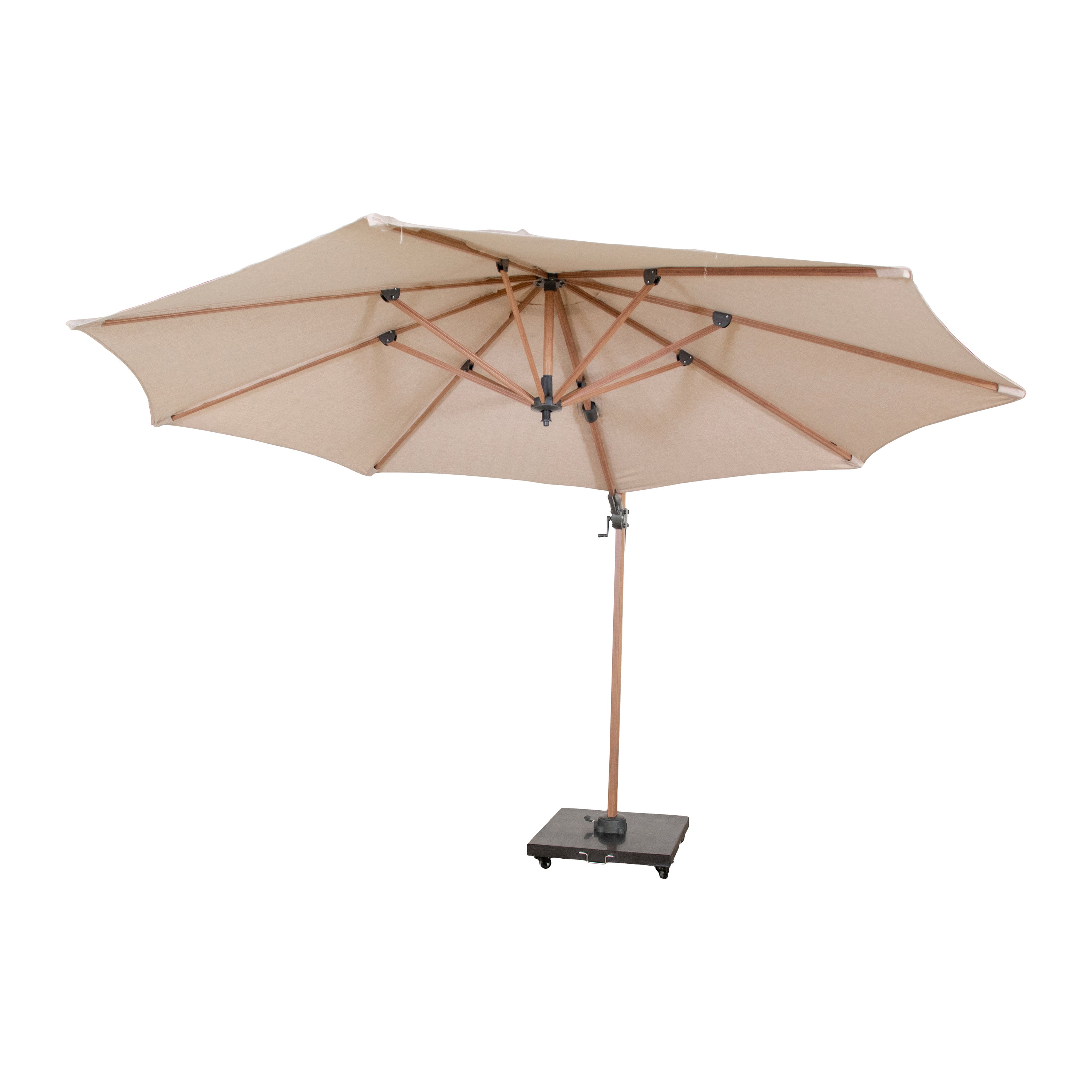 SenS-Line Jamaica Zweefparasol Ø 350 cm - Zand