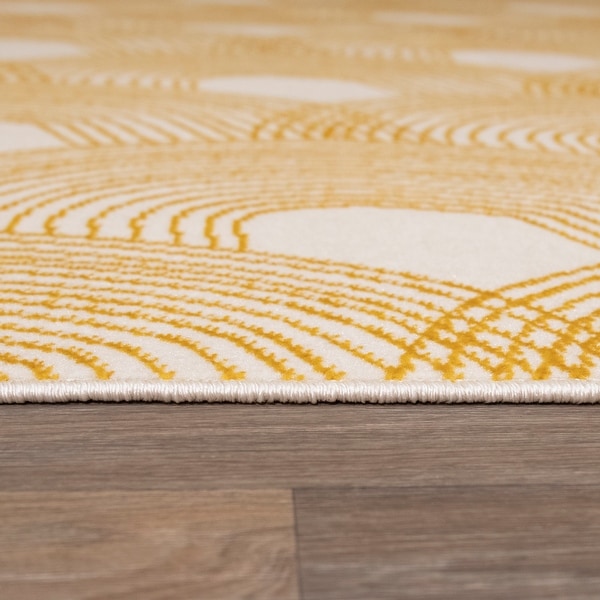 Porch & Den Schoeler Striped Scale Contemporary Indoor/Outdoor Area Rug