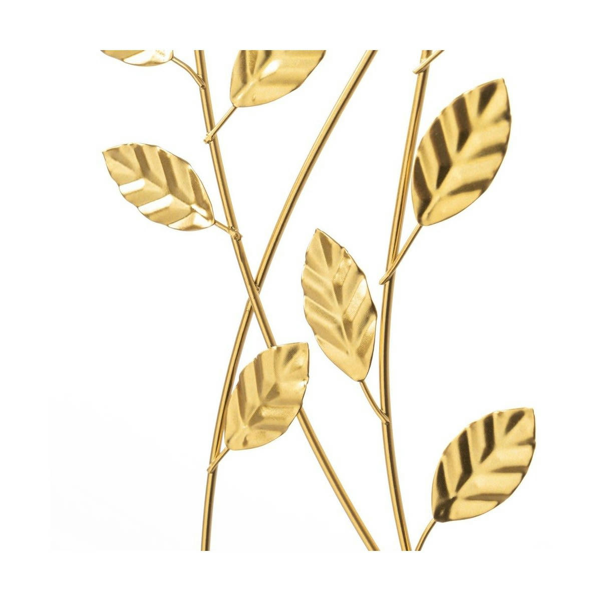 BRANCHES - Décoration murale branches en métal doré 20x60cm