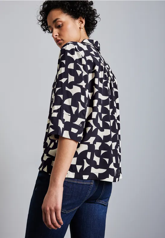 Bedruckte Hemdbluse