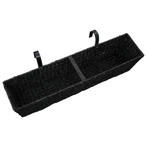 NNEVL Garden Planters 2 pcs Water Hyacinth Black