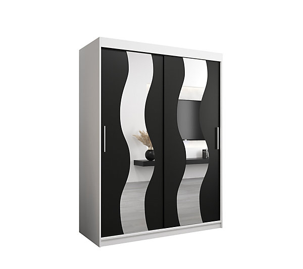 Armoire SEWILLA à portes coulissantes H. 200 x L. 150 x P. 62, 2 portes