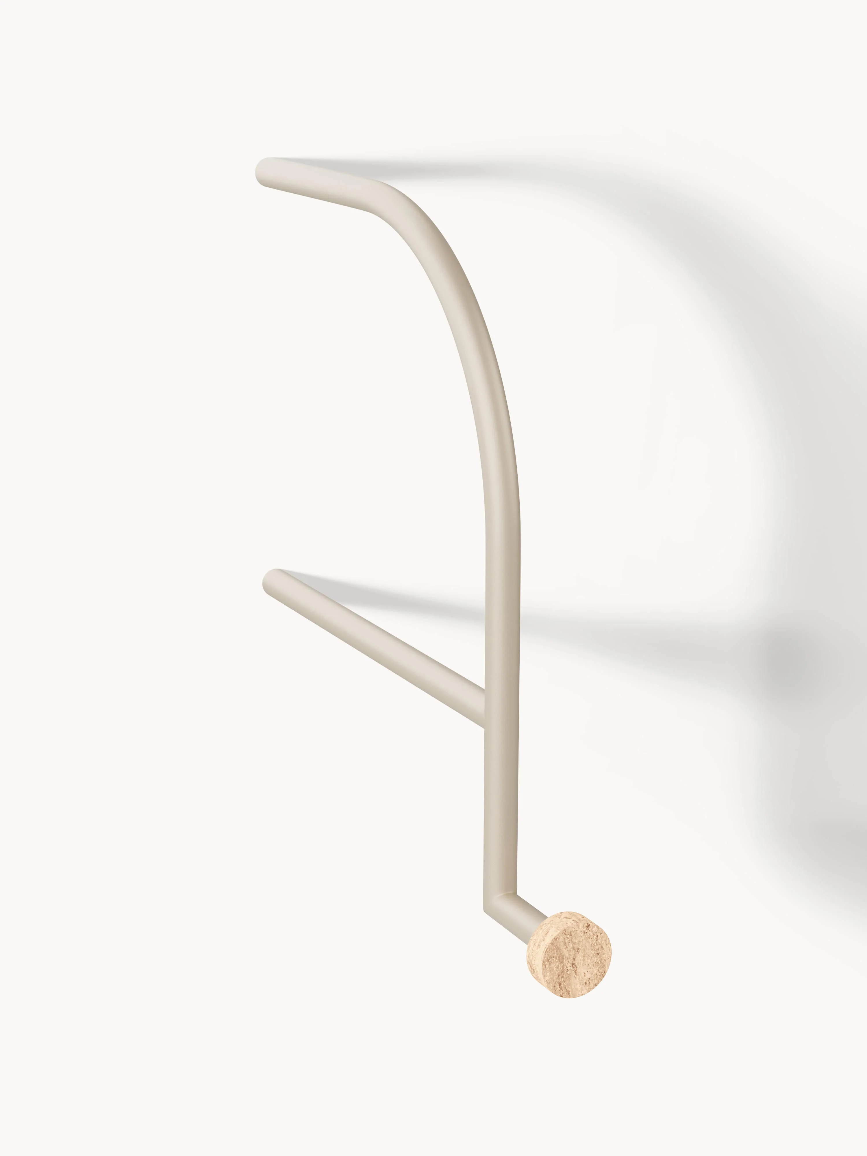 Wandgarderobe Disa mit Travertinhaken
