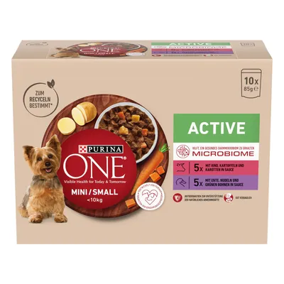 PURINA ONE Mini Active Beef & Duck