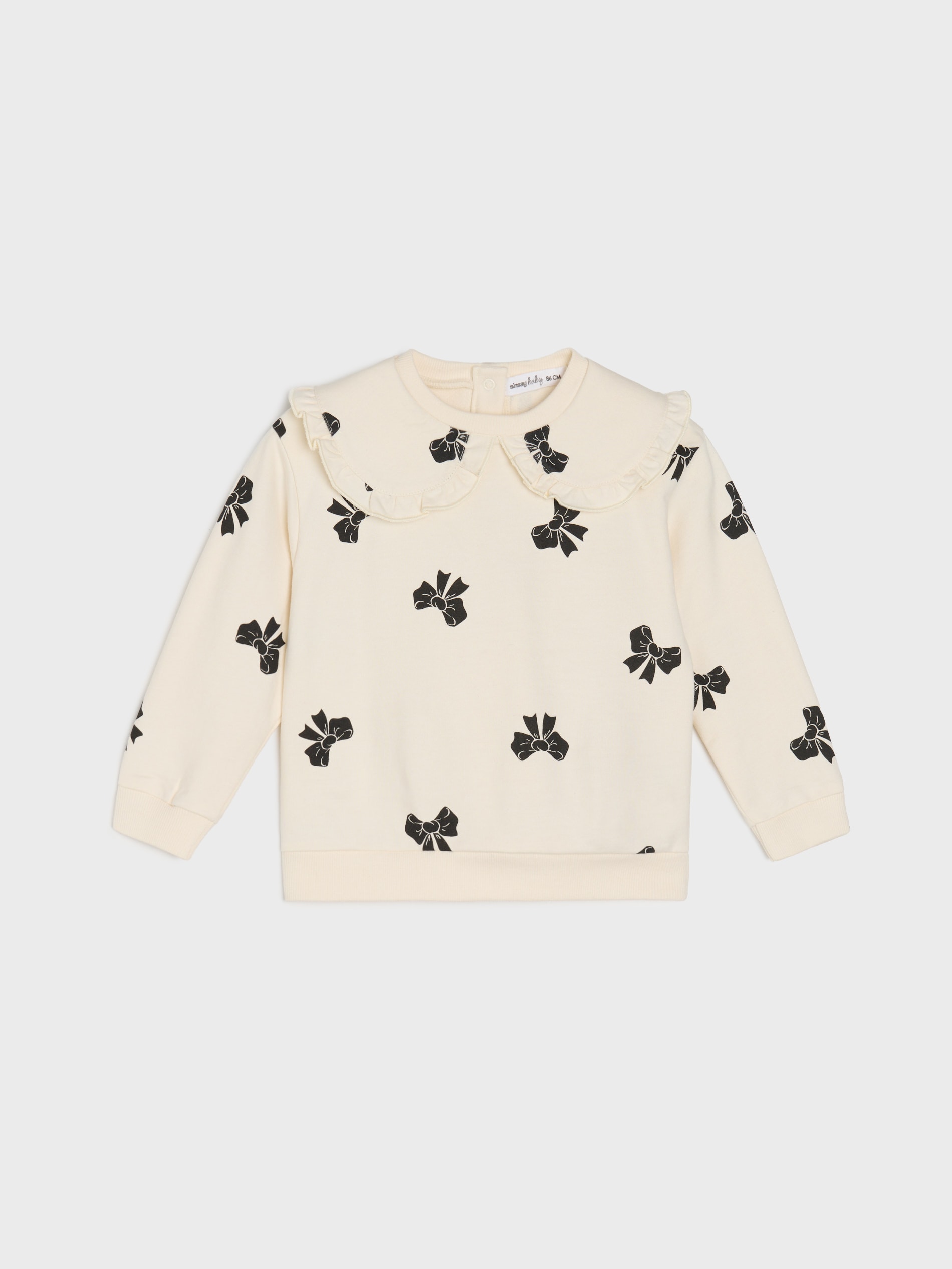 Bluza o szerszym kroju z kołnierzykiem