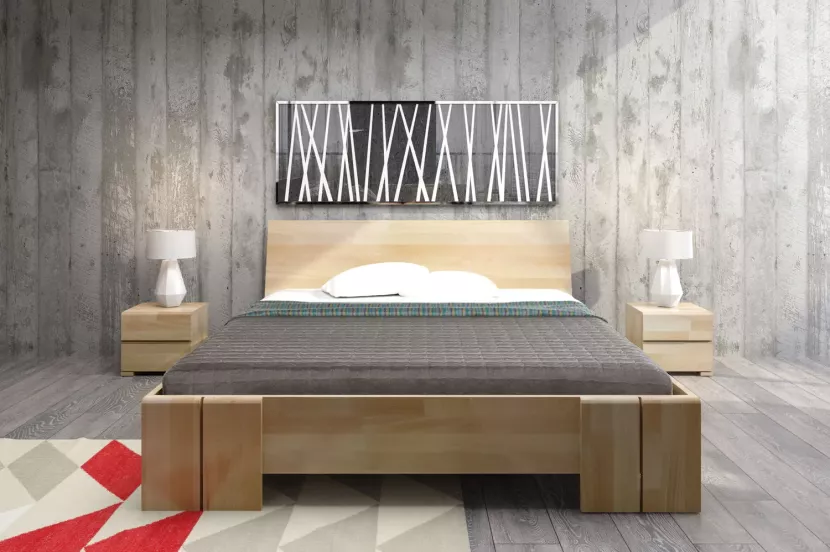 Łóżko VESTRE MAXI bukowe 120x200 bez szuflady/bez materaca