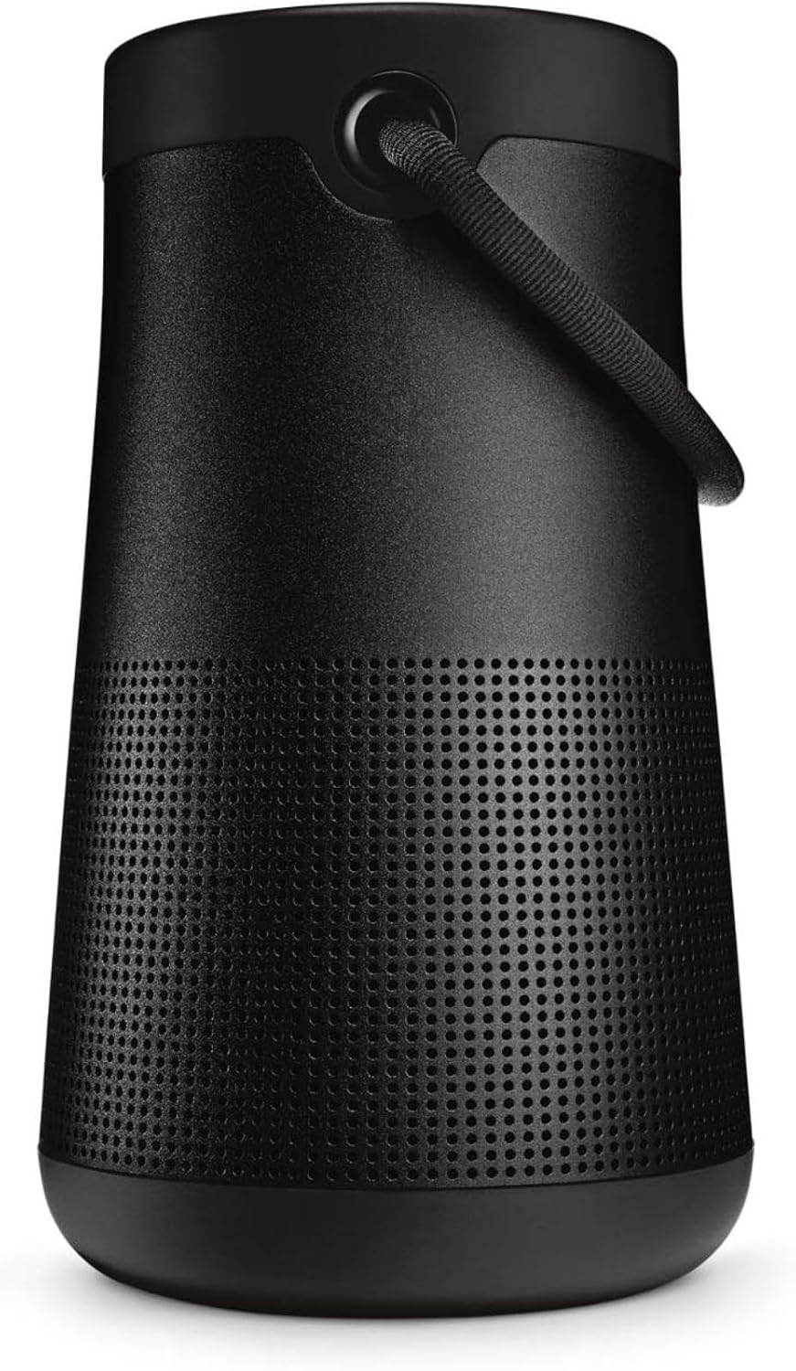 Bose SoundLink Revolve+ (Series II) Bluetooth Speaker  Portable Speaker with Microphone  Wireless and Water Resistant with 360 Degree Sound  Long Lasting Battery and Handle  Black