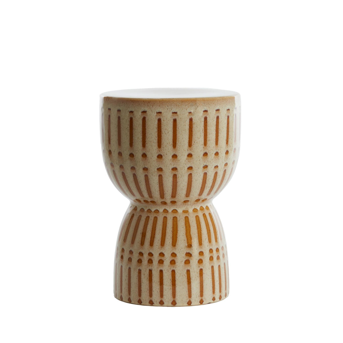 Light & Living bijzettafel Finca - wit - Ø28.5cm