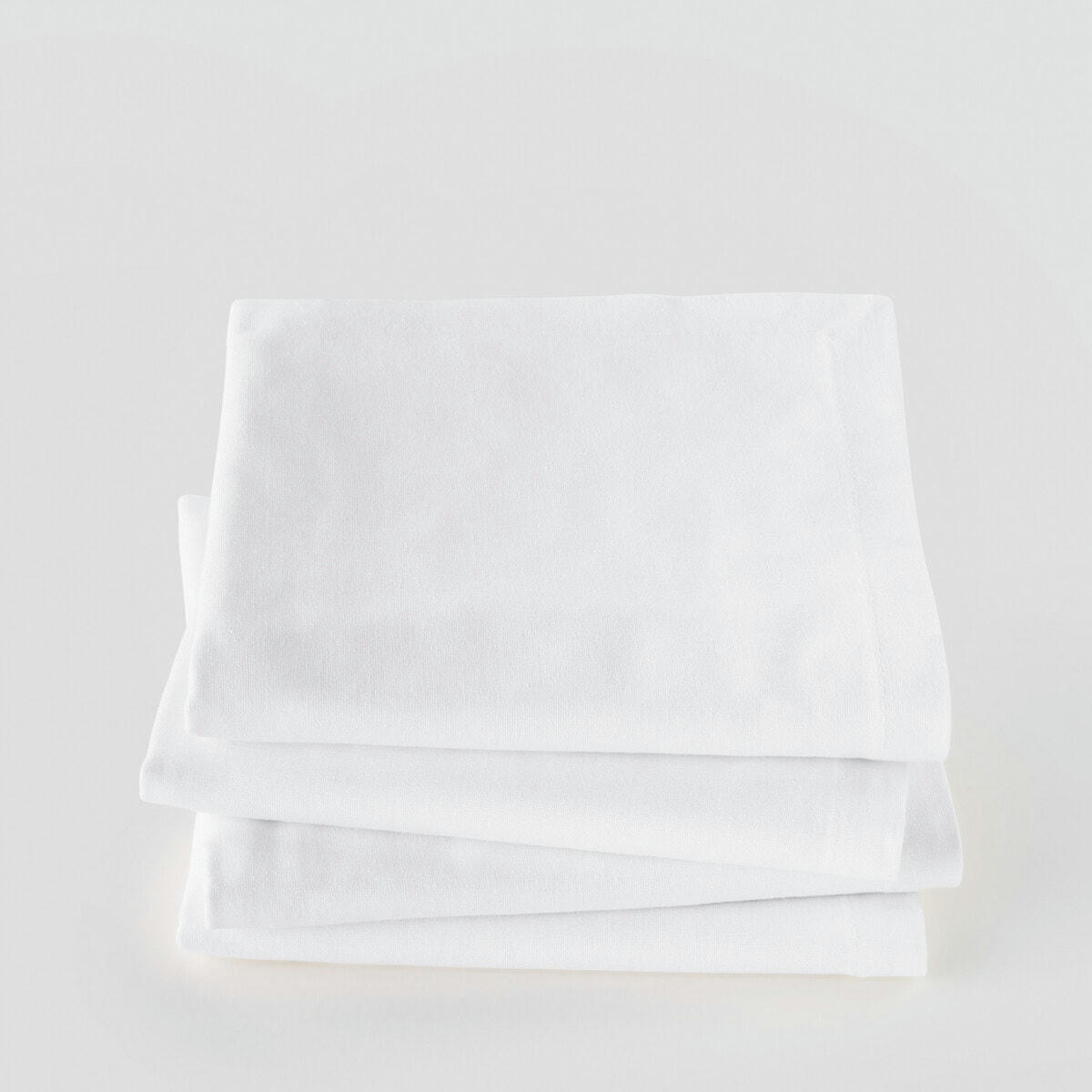 Lot de 4 serviettes de table coton/lin Border